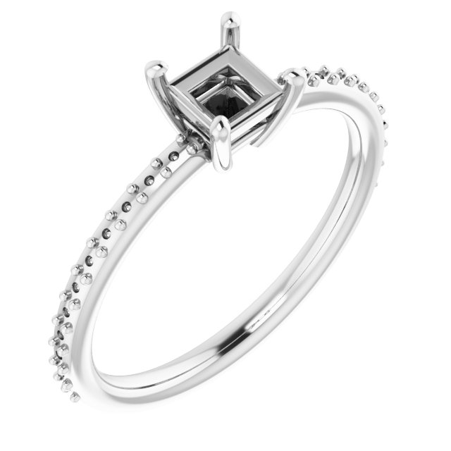 Accented Engagement Ring