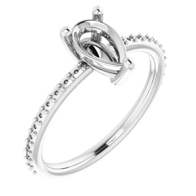 Accented Engagement Ring