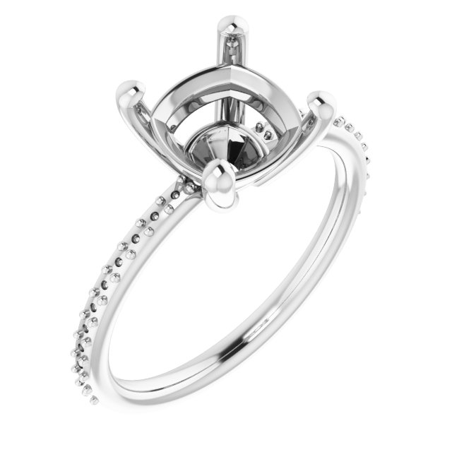Accented Engagement Ring