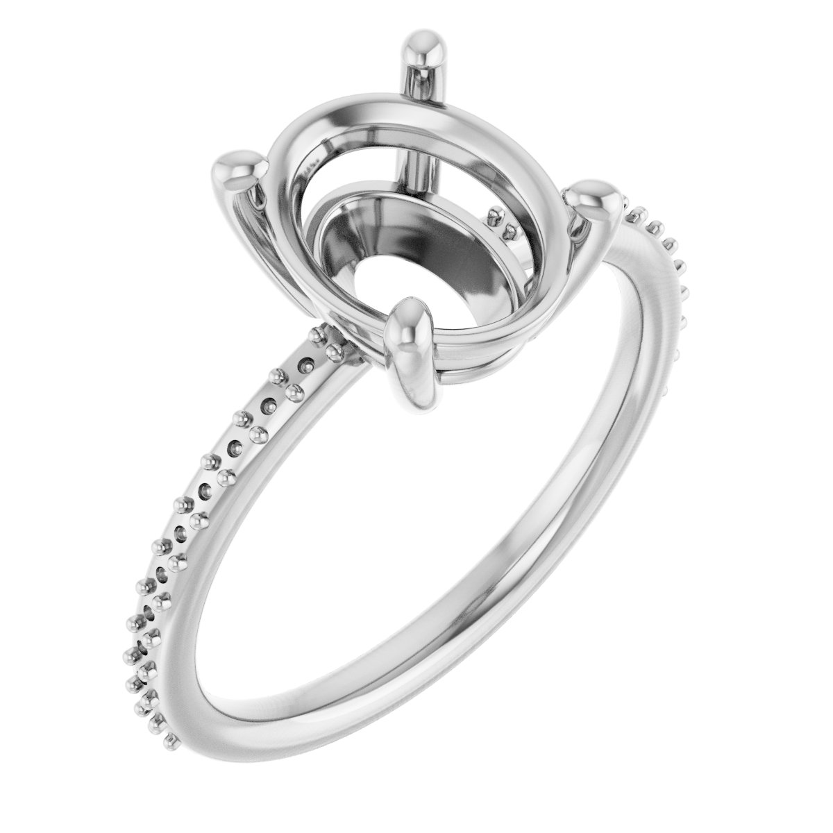 Accented Engagement Ring