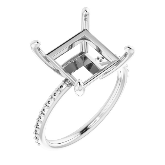 Accented Engagement Ring