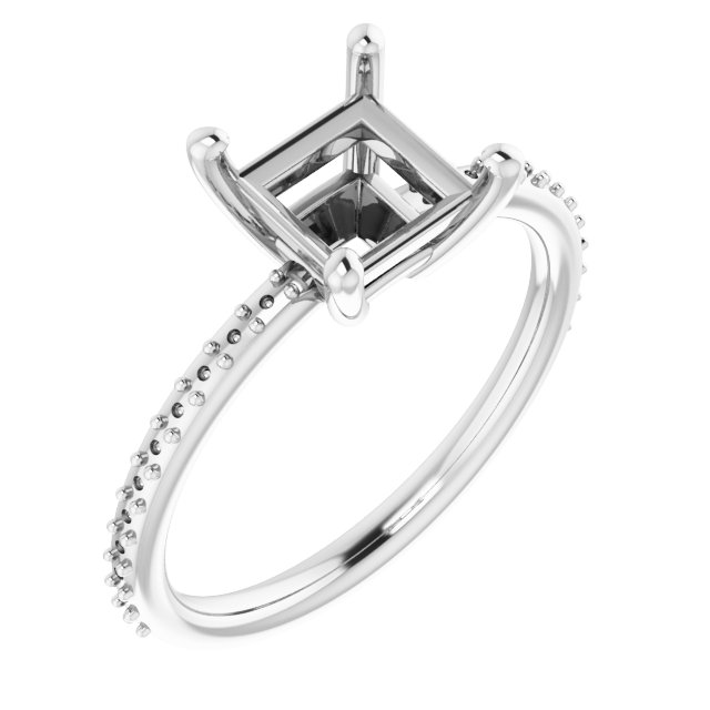 Accented Engagement Ring
