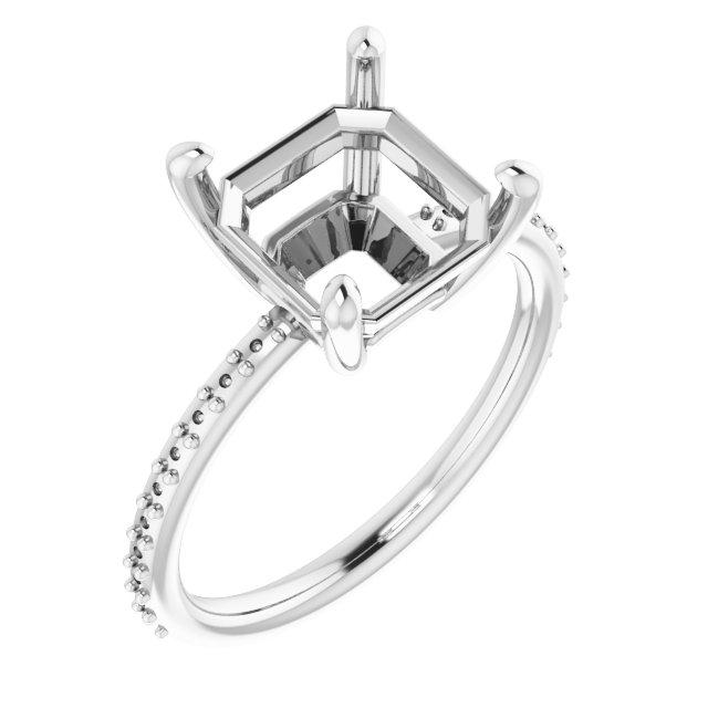 Accented Engagement Ring