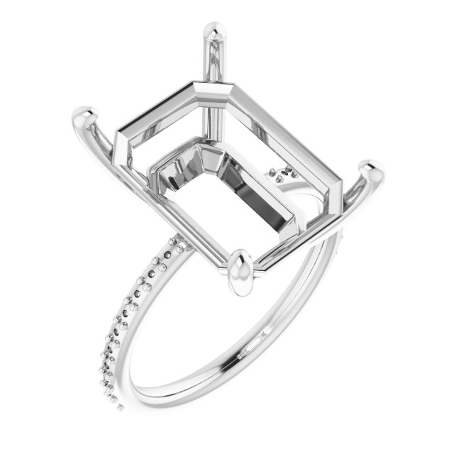 Accented Engagement Ring