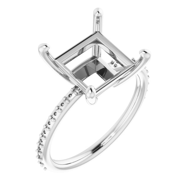 Accented Engagement Ring