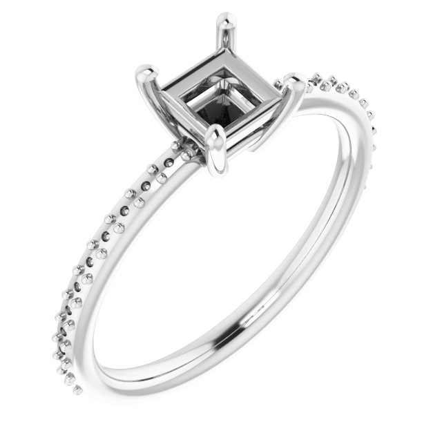 Accented Engagement Ring
