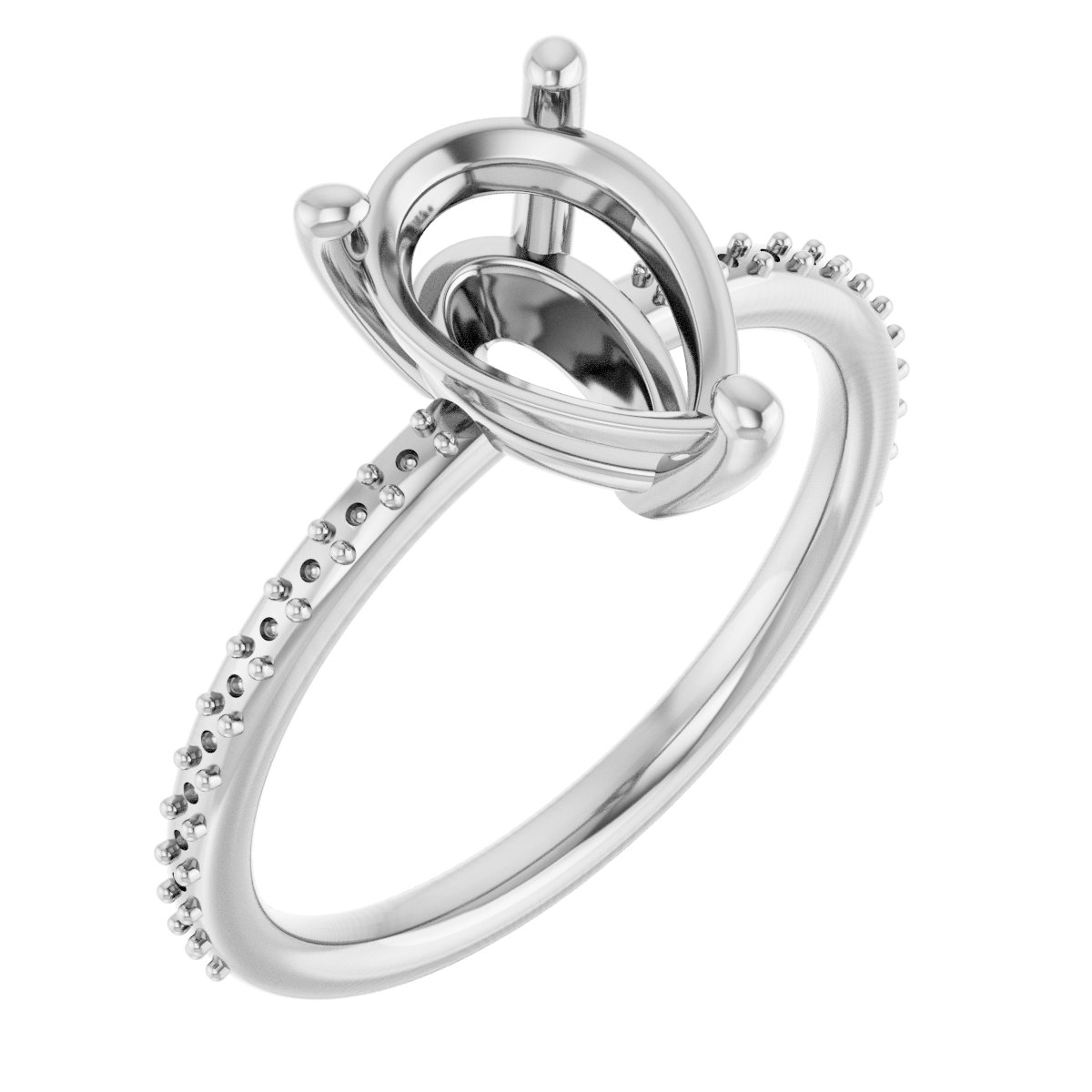 Accented Engagement Ring