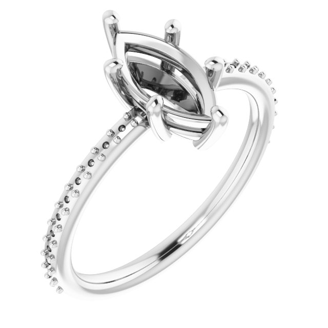 Accented Engagement Ring