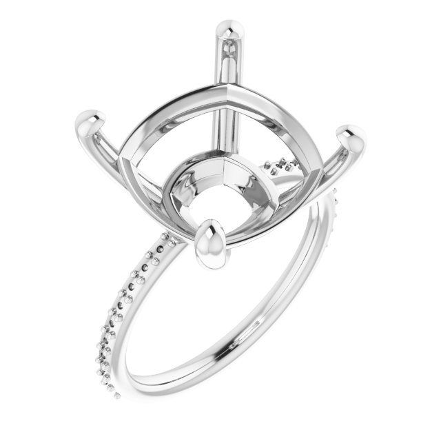 Accented Engagement Ring