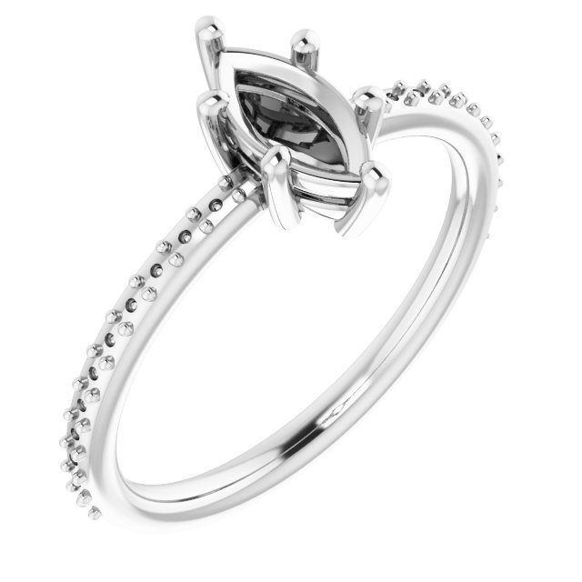 Accented Engagement Ring