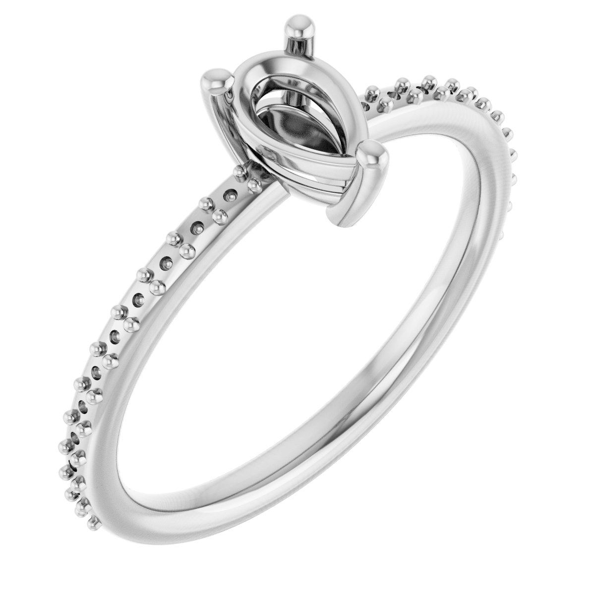 Accented Engagement Ring