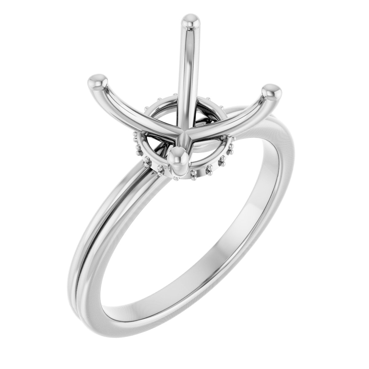 Accented Engagement Ring