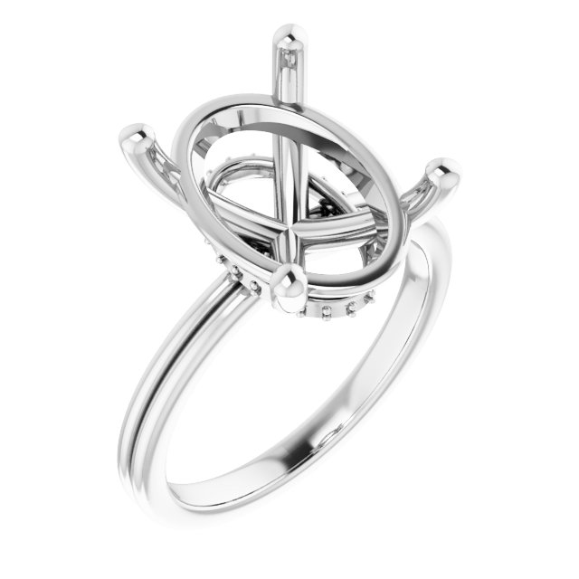 Accented Engagement Ring