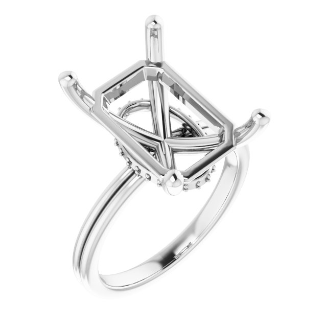 Accented Engagement Ring