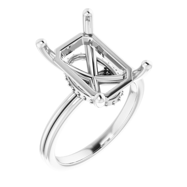Accented Engagement Ring