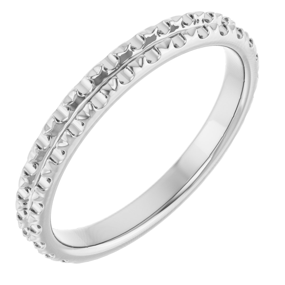 14K White 5/8 CTW Lab-Grown Diamond Anniversary Band