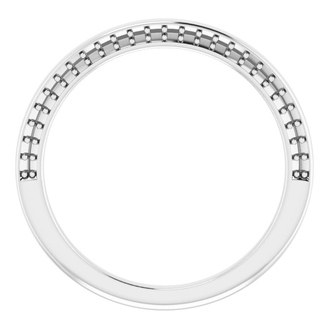 Band Mounting for 5x5 mm Heart Ring view 2