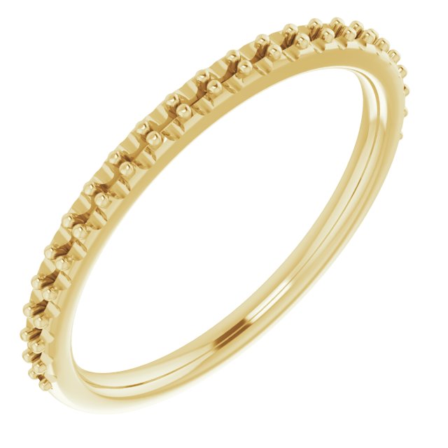 14K Yellow 1/5 CTW Natural Diamond Band