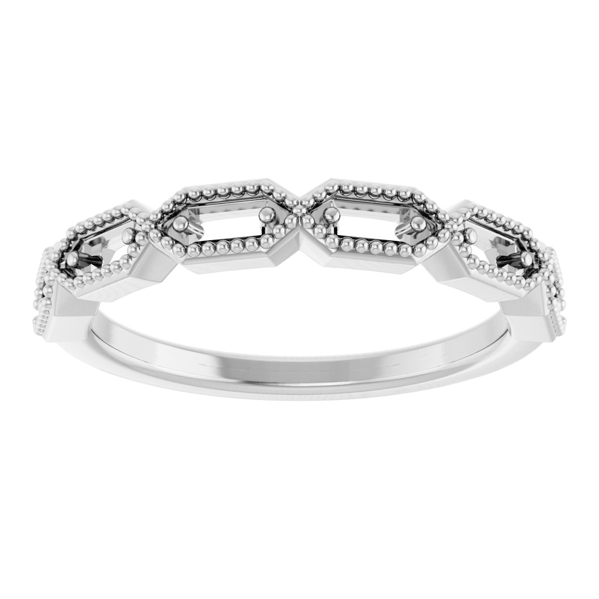 14K White 1/5 CTW Diamond Anniversary Band 