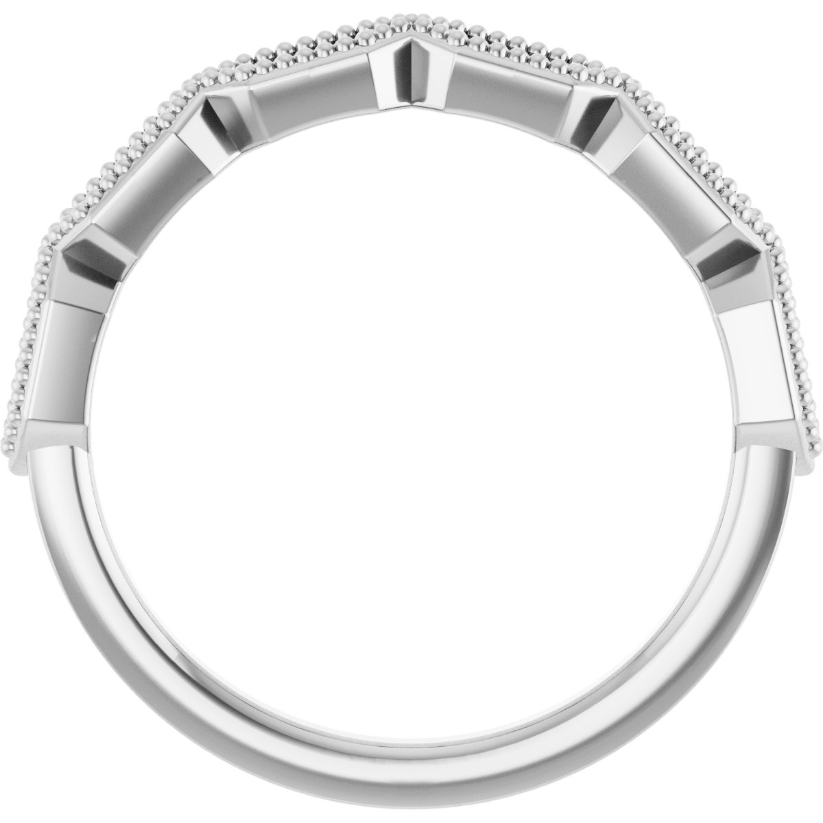 14K White 1/5 CTW Diamond Anniversary Band 