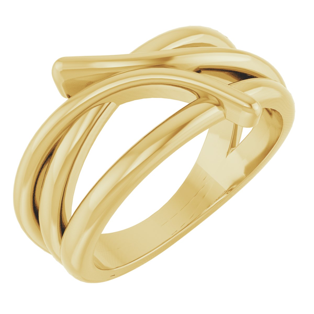 14K Yellow Freeform Ring