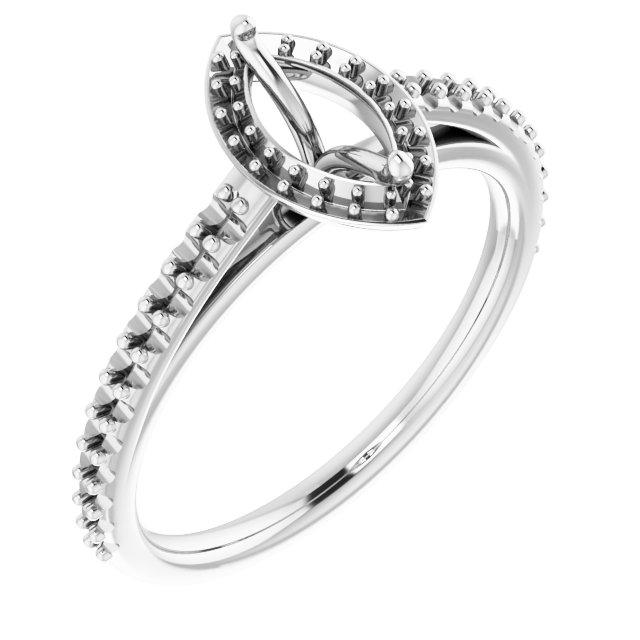 14k White Gold