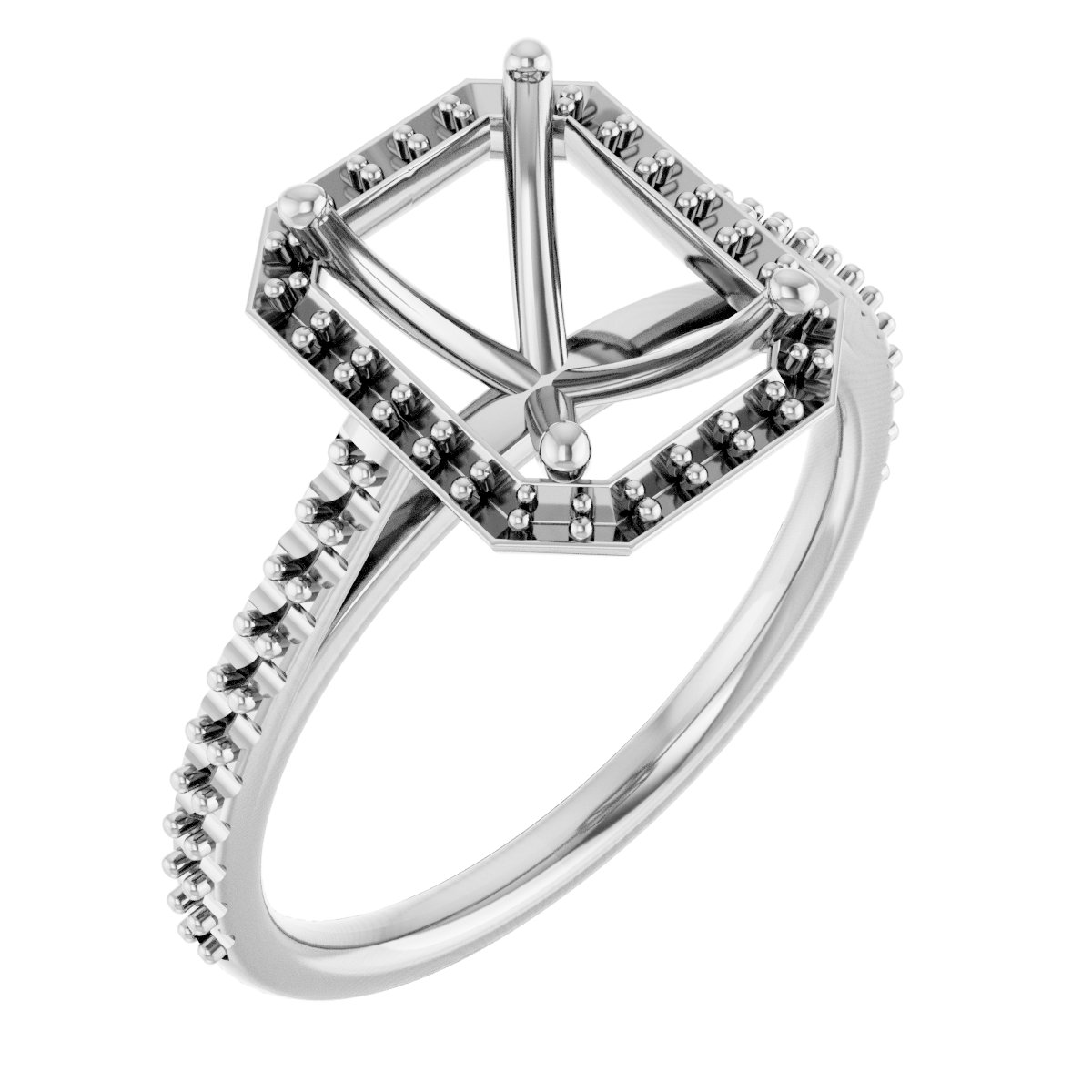 Halo-Style Engagement Ring