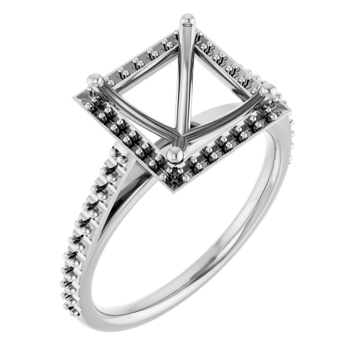 Halo-Style Engagement Ring