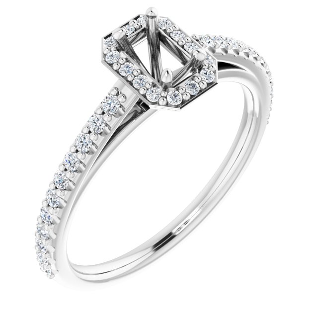 14k White Gold