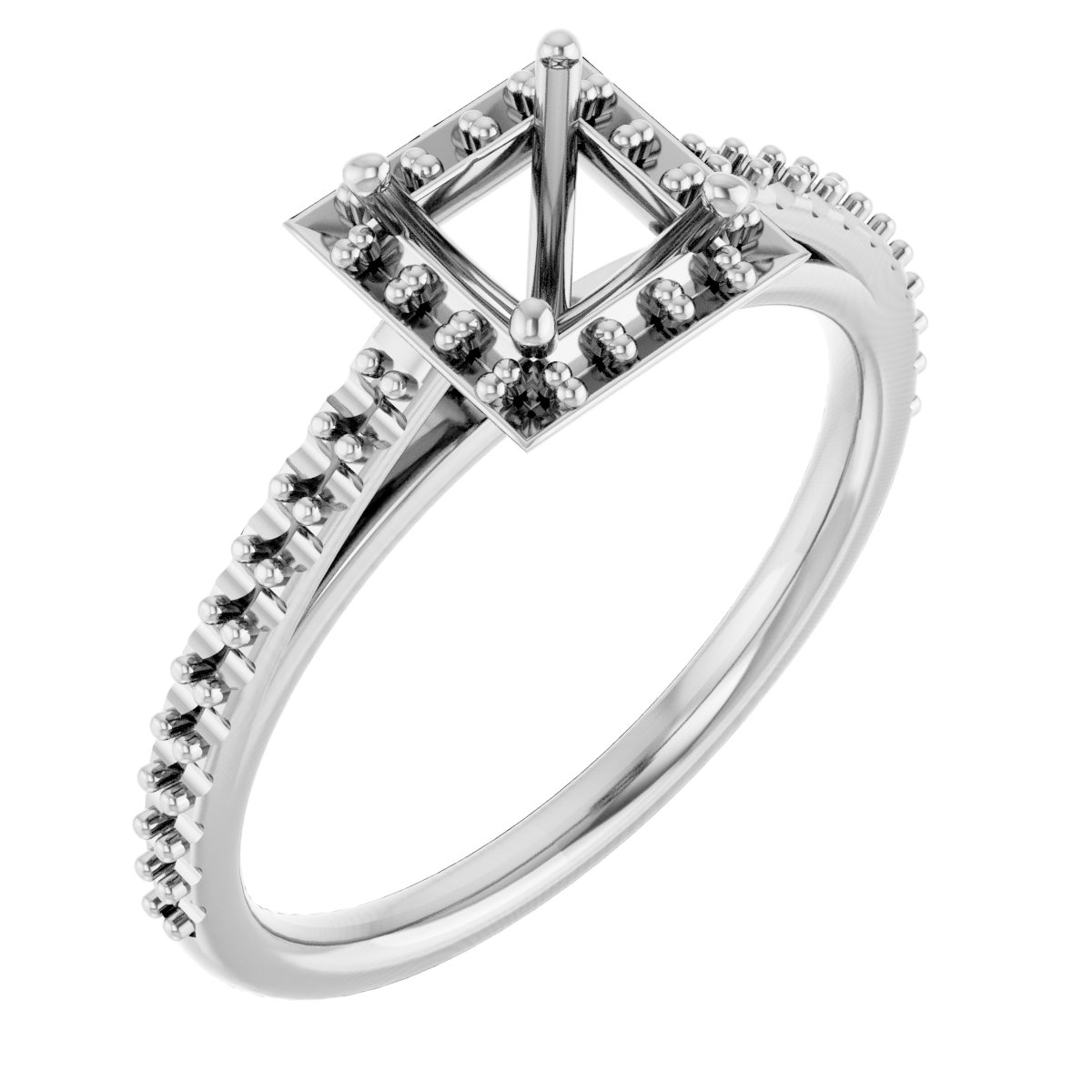 Halo-Style Engagement Ring