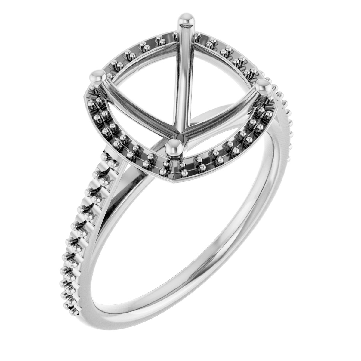 Halo-Style Engagement Ring