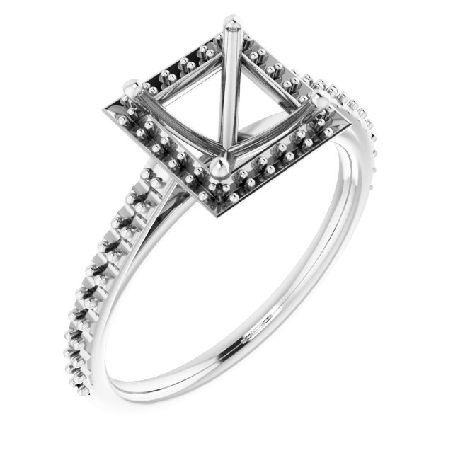 Halo-Style Engagement Ring