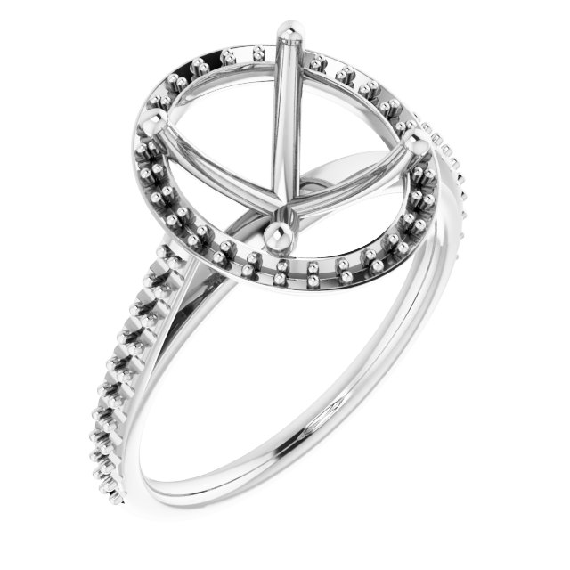 Halo-Style Engagement Ring