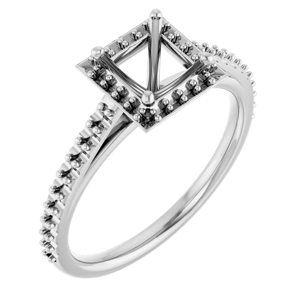 Halo-Style Engagement Ring