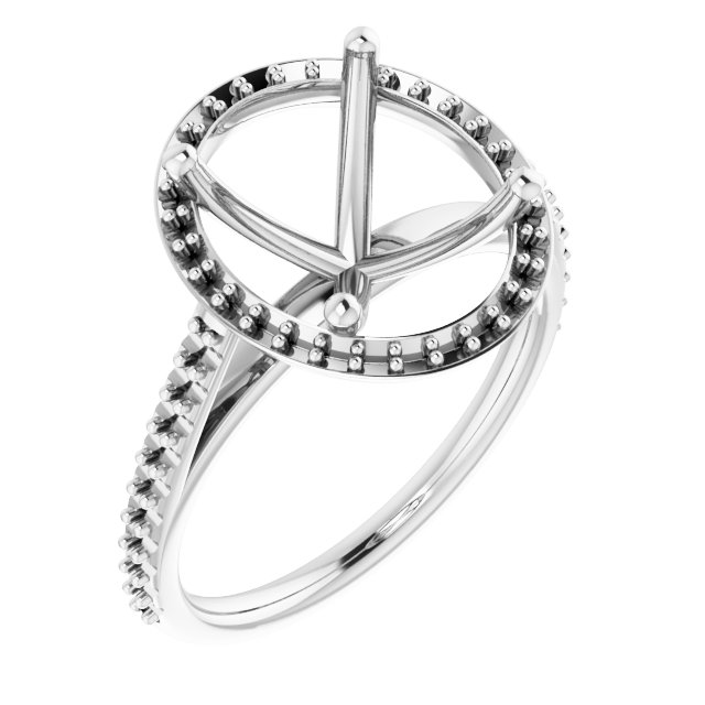 Halo-Style Engagement Ring