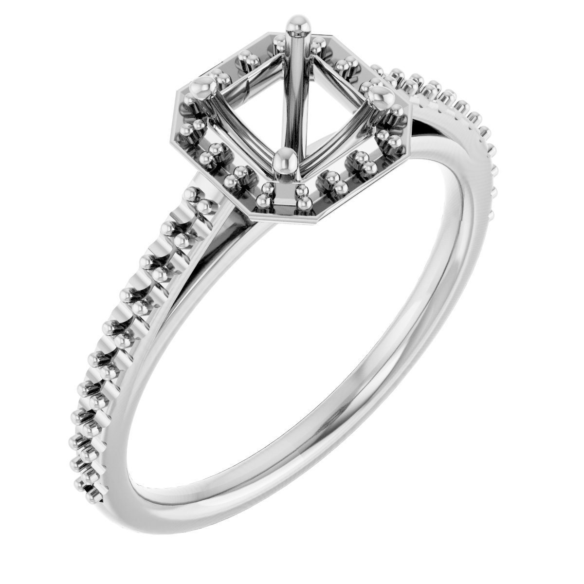Halo-Style Engagement Ring