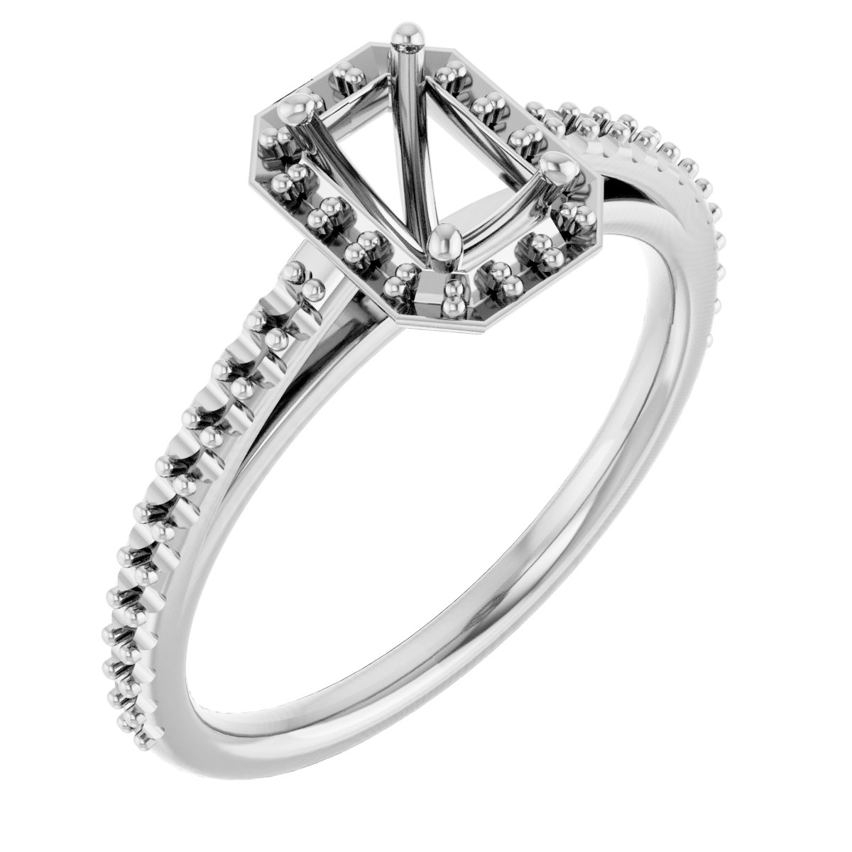 Halo-Style Engagement Ring