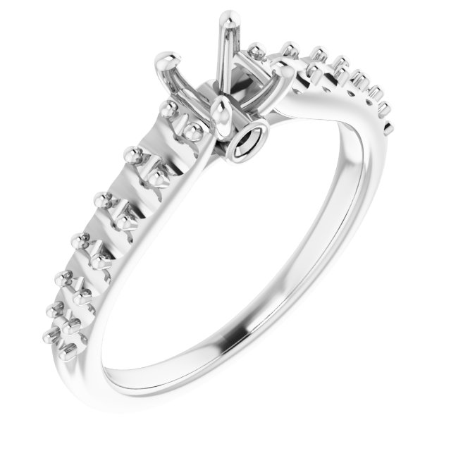 Accented Engagement Ring