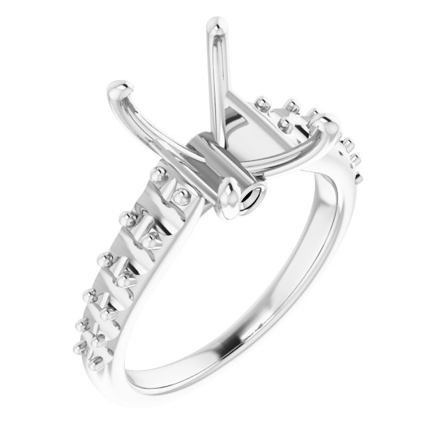 Accented Engagement Ring