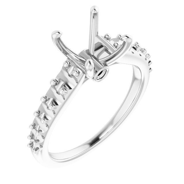 Accented Engagement Ring