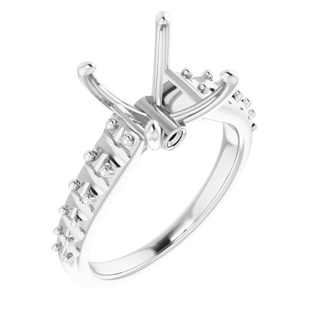 Accented Engagement Ring