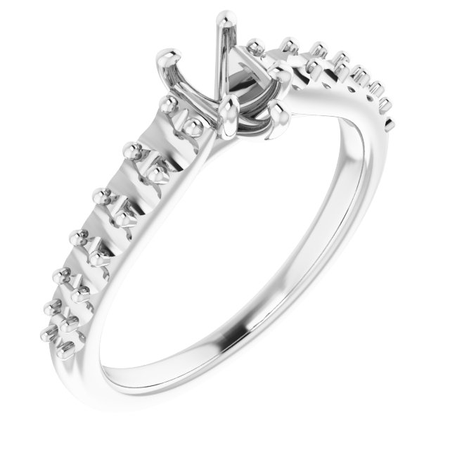 Accented Engagement Ring