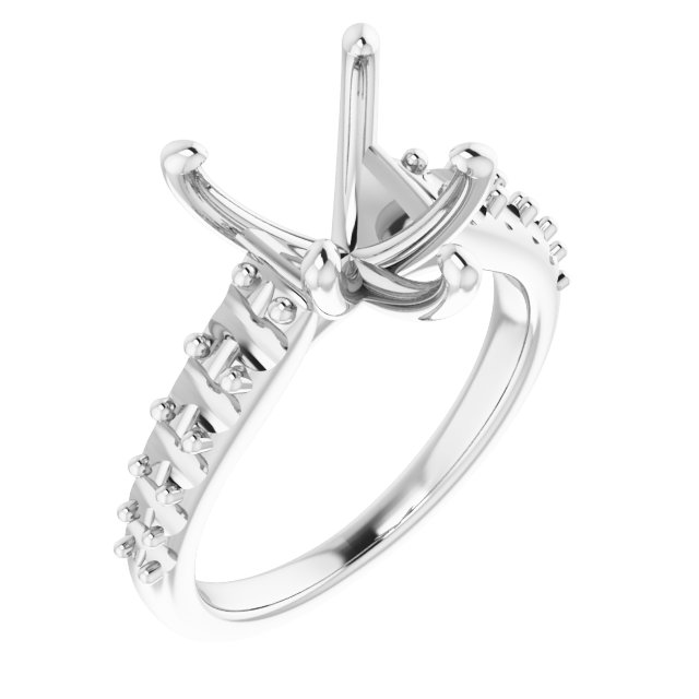 Accented Engagement Ring
