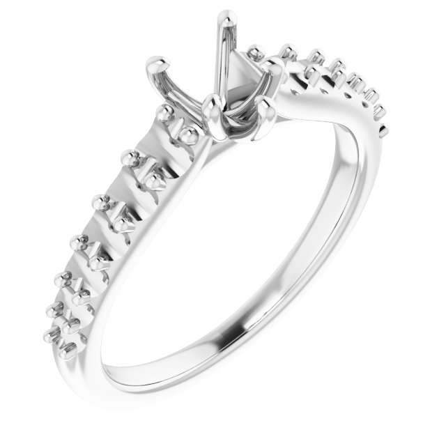 Accented Engagement Ring
