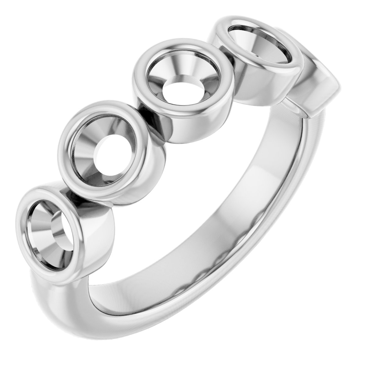Bezel-Set Anniversary Band