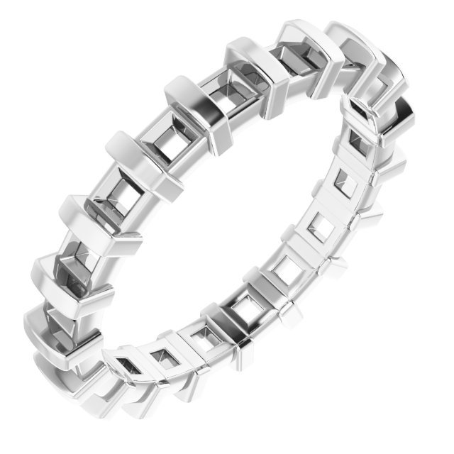 14K White 1.50 CTW Diamond Eternity Band Ref 14030660