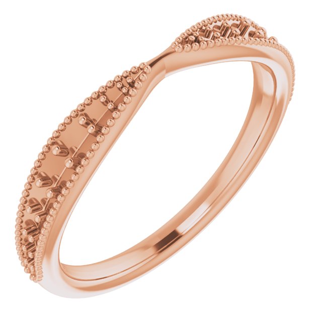 14K Rose .25 CTW Diamond Matching Contour Matching Band Ref 14037923