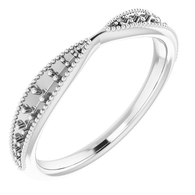 14K White .25 CTW Diamond Matching Contour Matching Band Ref 14037921