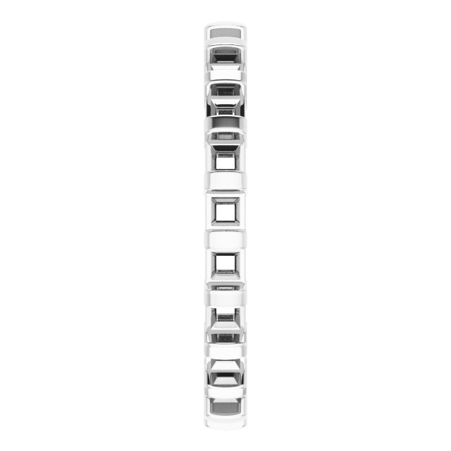 6x4 mm Emerald Eternity Band Mounting view 4