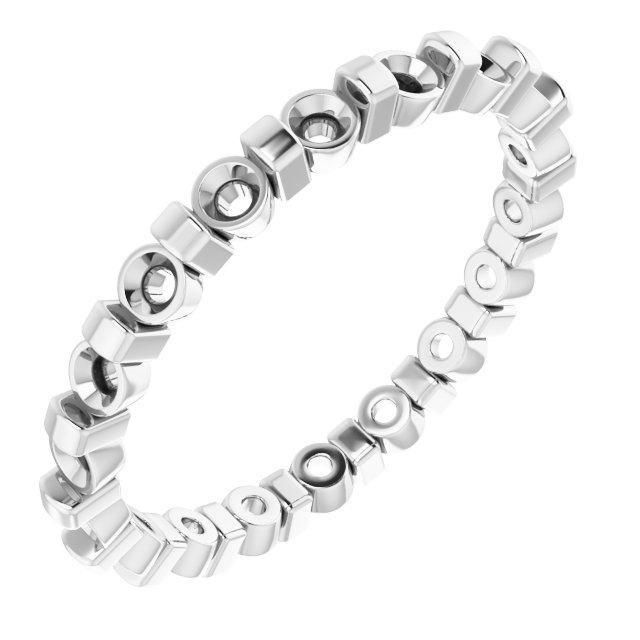 14K White 1 CTW Diamond Eternity Band Ref 14030640